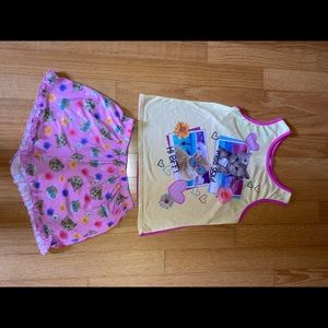 Girls/kids pajama set like new never worn